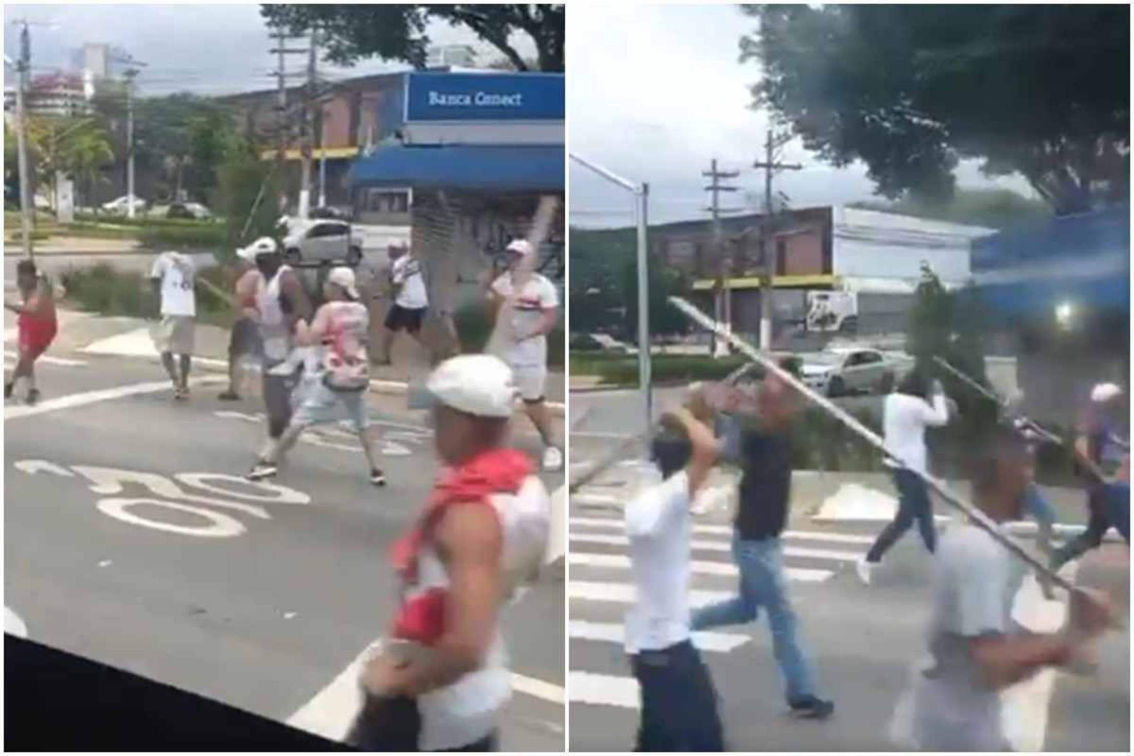 Torcedores do Corinthians e São Paulo brigam antes de clássico neste domingo (26/1)