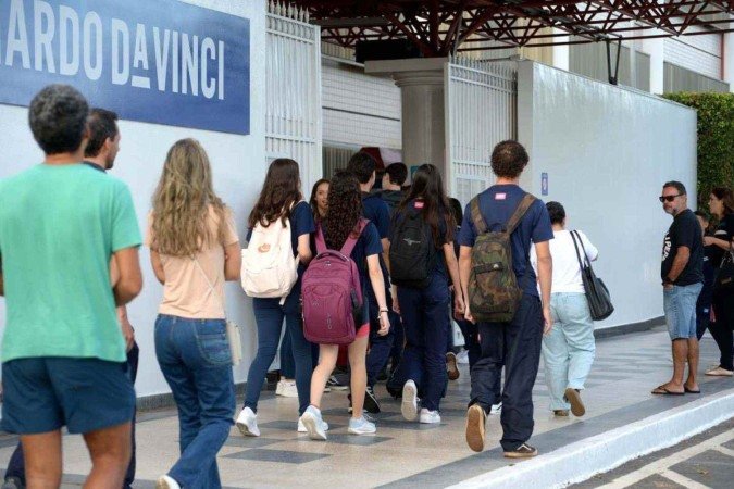  27/01/2025 Credito: Ed Alves/CB/DA.Press. Cidades. Volta as Aulas - Escolas Particulares. 