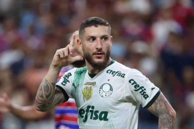 Zé Rafael é vendido para o Santos -  (crédito: Foto: Cesar Greco/Palmeiras)
