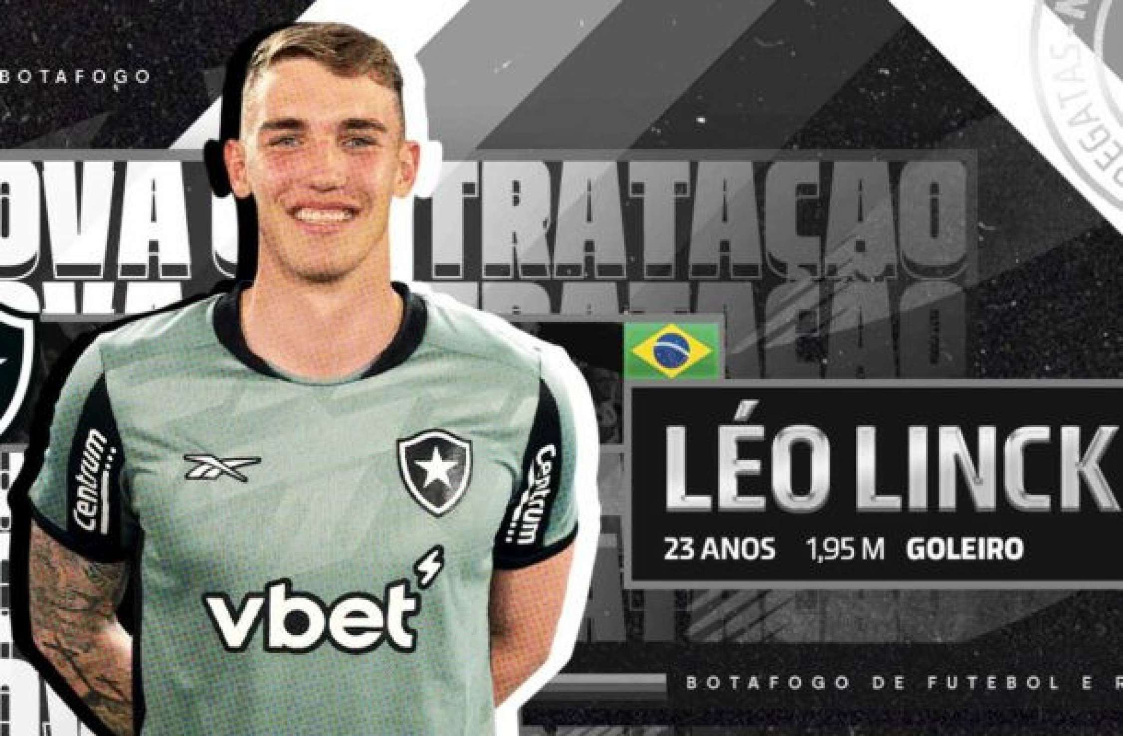 Botafogo anuncia a contratação do goleiro Léo Linck