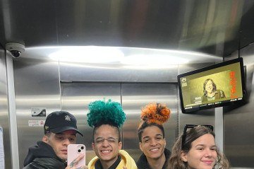 Dave, Jooj, Oli e Raquel, respectivamente, vivem, hoje, de seus trabalhos no TikTok