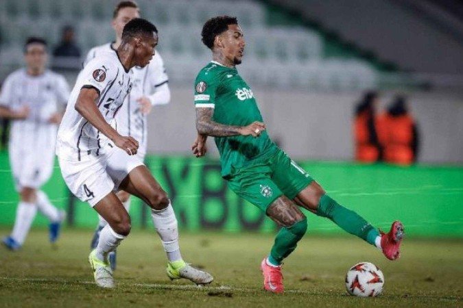 Rwan Cruz em ação pelo Ludogorets, da Bulgária - (crédito: Foto: Divulgação/PFC Ludogorets) Rwan Cruz em ação pelo Ludogorets, da Bulgária - (crédito: Foto: Divulgação/PFC Ludogorets)
