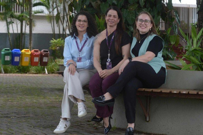 Luana Souza (E), Fernada Vinhaes e Rebecca Ribeiro buscam mais espaço para as mulheres na ciência 
