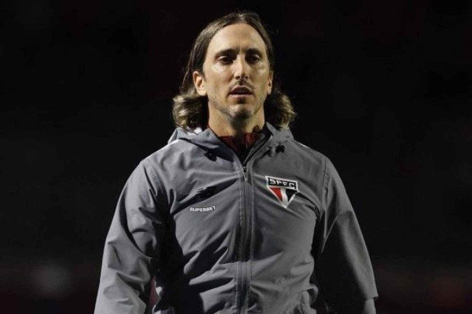Luis Zubeldía, técnico do São Paulo -  (crédito: Foto: Rubens Chiri/São Paulo)