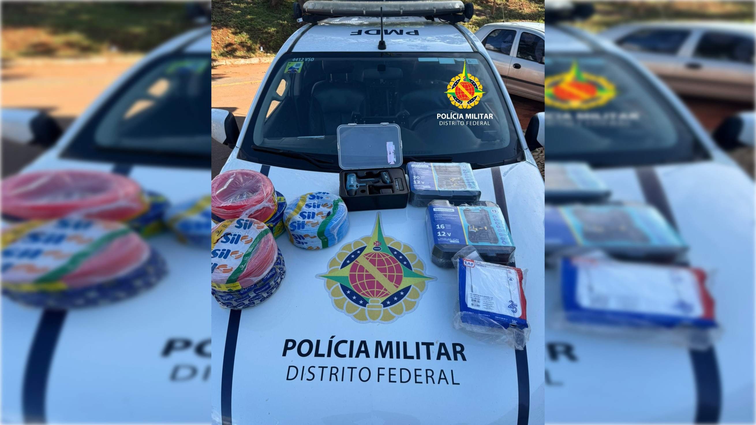 Quadrilha é presa em Samambaia por furto em loja de Goiás