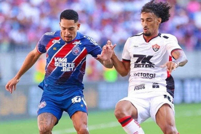 Bahia e Vitória ficam no empate pelo Campeonato Baiano - (crédito: Foto: @catfbrandao) Bahia e Vitória ficam no empate pelo Campeonato Baiano - (crédito: Foto: @catfbrandao)
