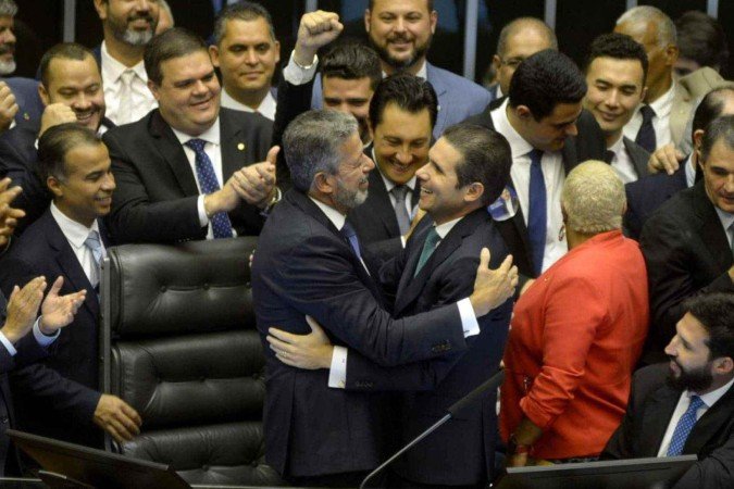 Hugo Motta é eleito novo presidente da Câmara dos Deputados - (crédito: Ed Alves / CD/DaPress) Hugo Motta é eleito novo presidente da Câmara dos Deputados - (crédito: Ed Alves / CD/DaPress)