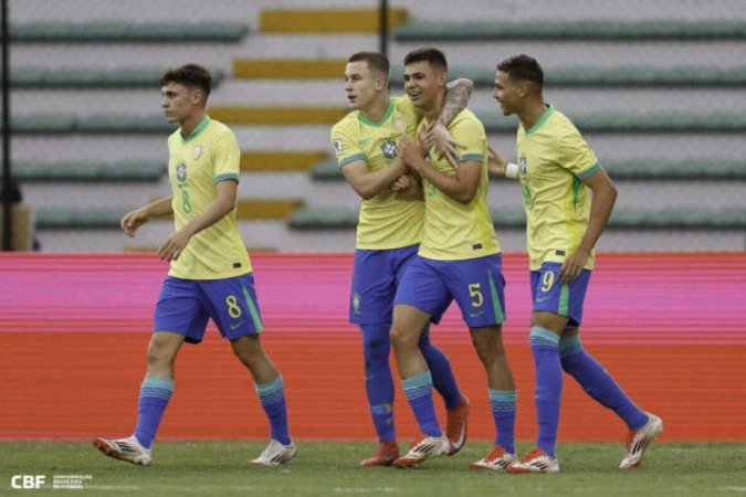 Brasil estreia contra o Uruguai e busca vaga na Copa do Mundo Sub-20 - (crédito: Foto: Rafael Ribeiro/CBF) Brasil estreia contra o Uruguai e busca vaga na Copa do Mundo Sub-20 - (crédito: Foto: Rafael Ribeiro/CBF)
