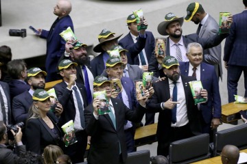 Terceira sessão legislativa comum da 57ª Legislatura. Caps dos bonés. Deputados da oposição 