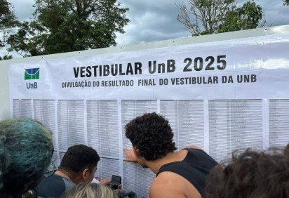 Vestibular da UnB registrou 14,5 mil inscritos para 2,1 mil vagas -  (crédito: Júlia Giusti/CB)