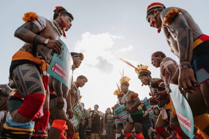 A mostra está em cartaz no Memorial dos Povos Indígenas - (crédito: Divulgação/Raissa Azeredo) A mostra está em cartaz no Memorial dos Povos Indígenas - (crédito: Divulgação/Raissa Azeredo)