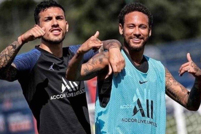 Leandro Paredes foi companheiro de Neymar no PSG -  (crédito: Foto: Divulgação / PSG)