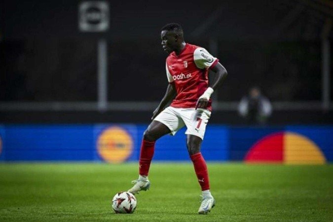 Bruma em ação com a camisa do Braga, de Portugal - (crédito: Foto: Octavio os/Getty Images) Bruma em ação com a camisa do Braga, de Portugal - (crédito: Foto: Octavio os/Getty Images)