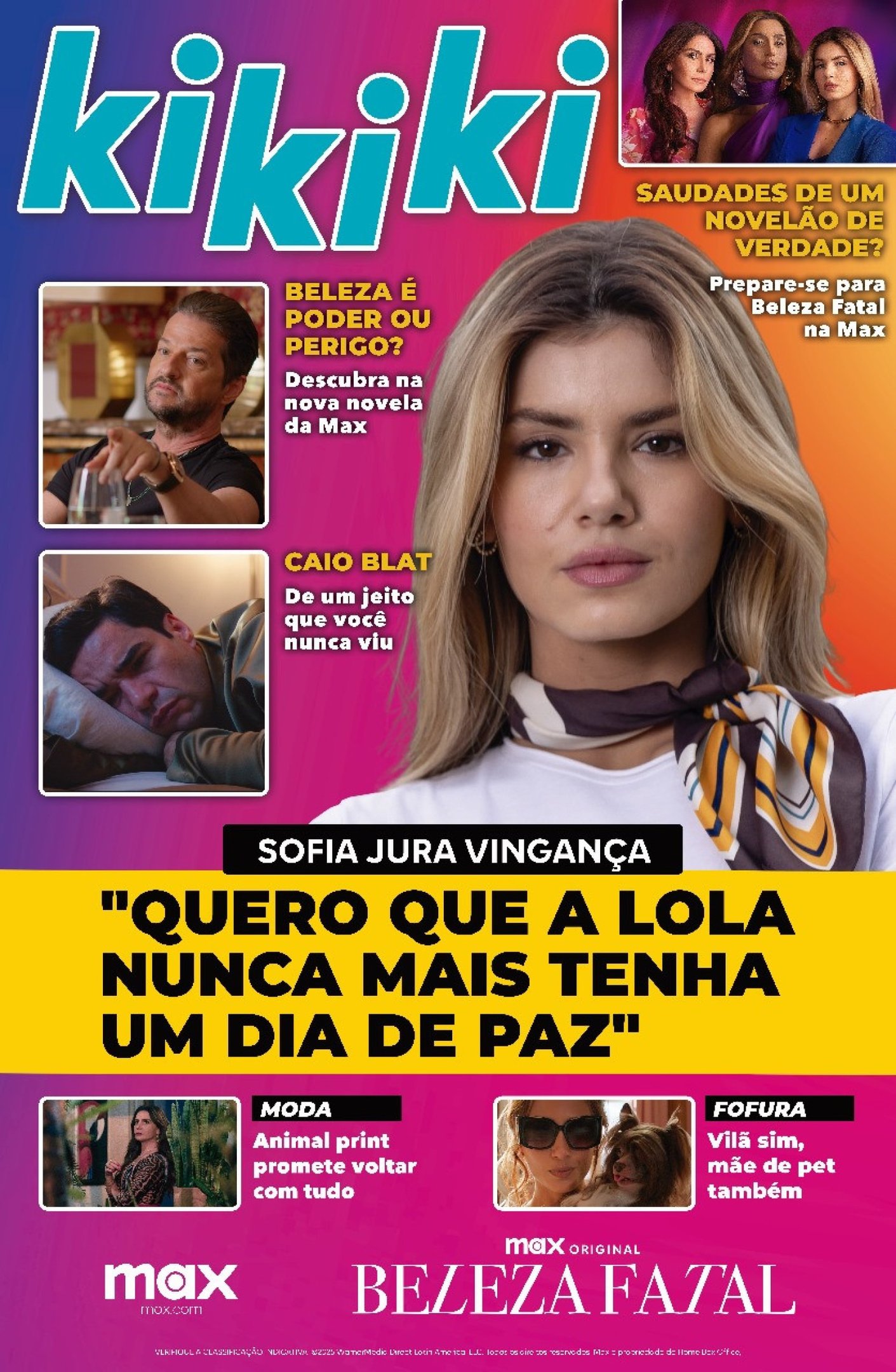 Max promove Beleza fatal com recriação de capas de revistas de fofoca