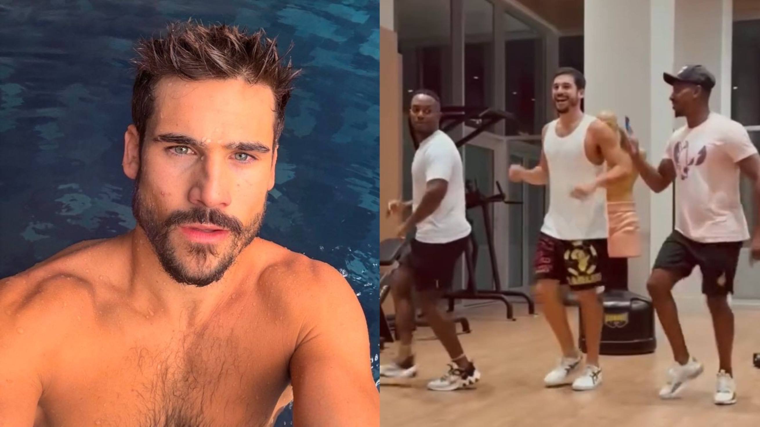 Nicolas Prattes em aulas de samba