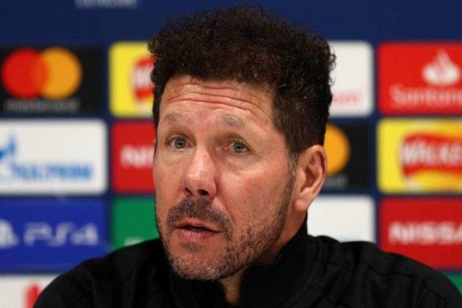 Diego Simeone, técnico do Atlético de Madrid -  (crédito: Jan Kruger/Getty Images)