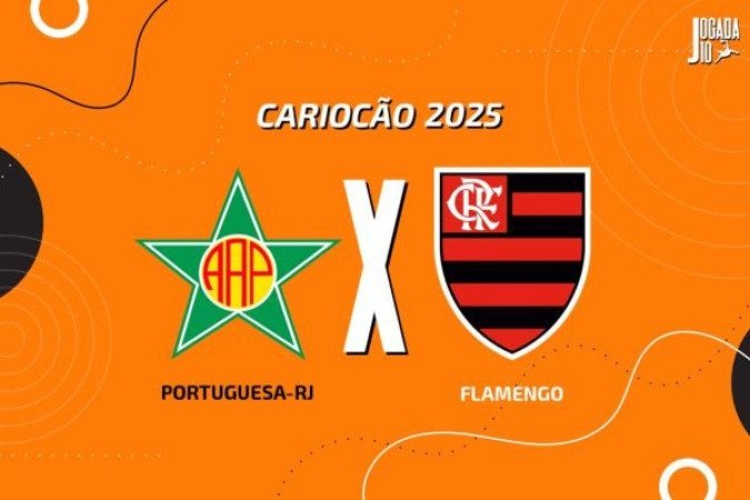 Portuguesa-RJ e Flamengo fazem duelo, nesta quarta, em Uberlândia -  (crédito: Arte: Jogada10)