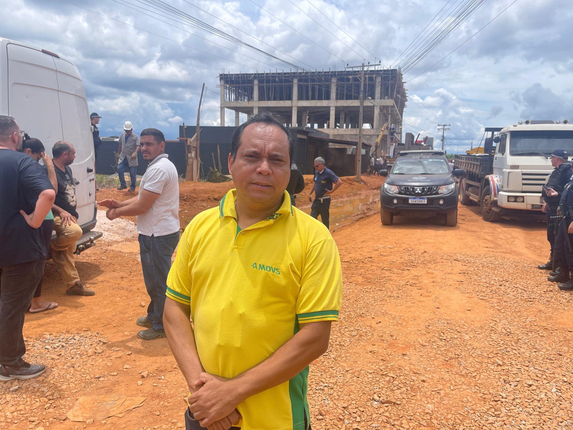 Presidente da associação dos moradores criticou a falta de diálogo com a comunidade 