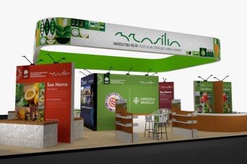 O estande do Distrito Federal levará o projeto 