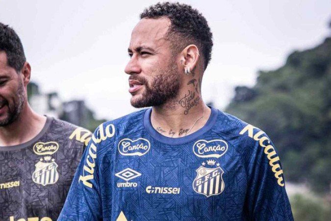 Neymar recebe homenagens de aniversário nas redes sociais -  (crédito: Foto: Divulgação/Santos)