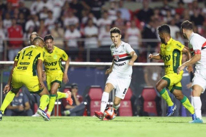 São Paulo 4x1 Mirassol, pela sétima rodada do Paulistão - (crédito: Foto: Paulo Pinto/São Paulo) São Paulo 4x1 Mirassol, pela sétima rodada do Paulistão - (crédito: Foto: Paulo Pinto/São Paulo)