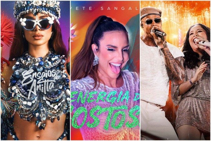 Anitta, Ivete Sangalo, Léo Santana e Mari Fernandez - (crédito: Divulgação) Anitta, Ivete Sangalo, Léo Santana e Mari Fernandez - (crédito: Divulgação)