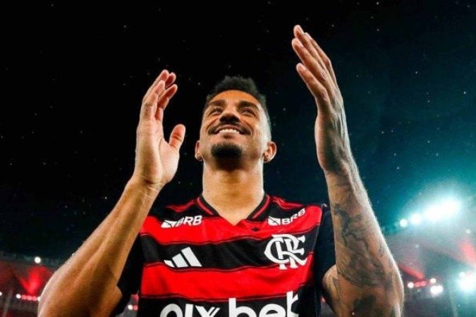Danilo comemora estreia como titular do Flamengo - (crédito: Foto: Gilvan de Souza / CRF) Danilo comemora estreia como titular do Flamengo - (crédito: Foto: Gilvan de Souza / CRF)