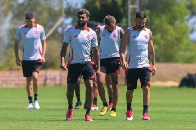 Definição de Roger foi por conceder um descanso aos seus titulares visando o Gre-Nal, na próxima rodada do Estadual - (crédito: Foto: Ricardo Duarte / Internacional) Definição de Roger foi por conceder um descanso aos seus titulares visando o Gre-Nal, na próxima rodada do Estadual - (crédito: Foto: Ricardo Duarte / Internacional)