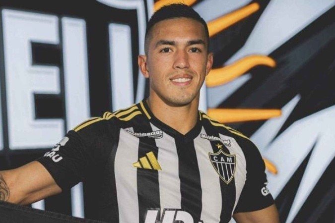 Cuello sentiu dores antes mesmo do jogo contra o Athletic - (crédito: Foto: Divulgação/Atlético) Cuello sentiu dores antes mesmo do jogo contra o Athletic - (crédito: Foto: Divulgação/Atlético)