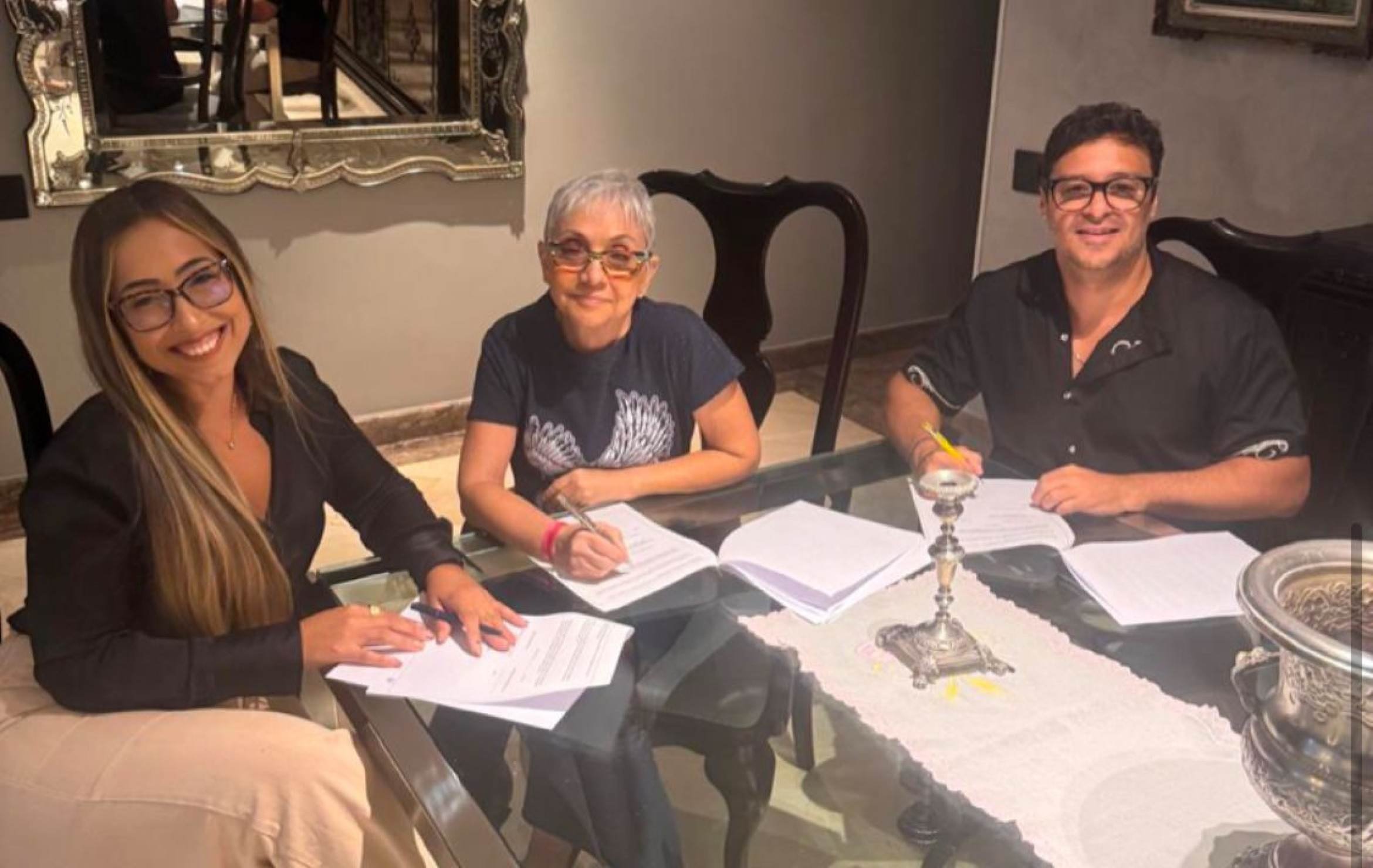 Cininha de Paula, Charles Daves e Jéssica Braga