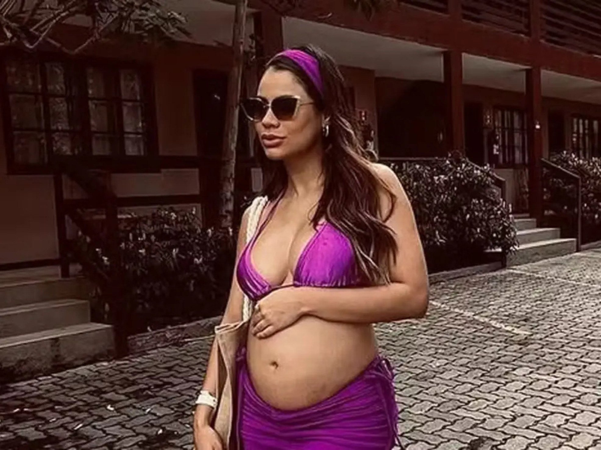 A cantora foi internada devido a um quadro de pré-eclâmpsia precoce - (crédito: Reprodução/Instagram ) A cantora foi internada devido a um quadro de pré-eclâmpsia precoce - (crédito: Reprodução/Instagram )
