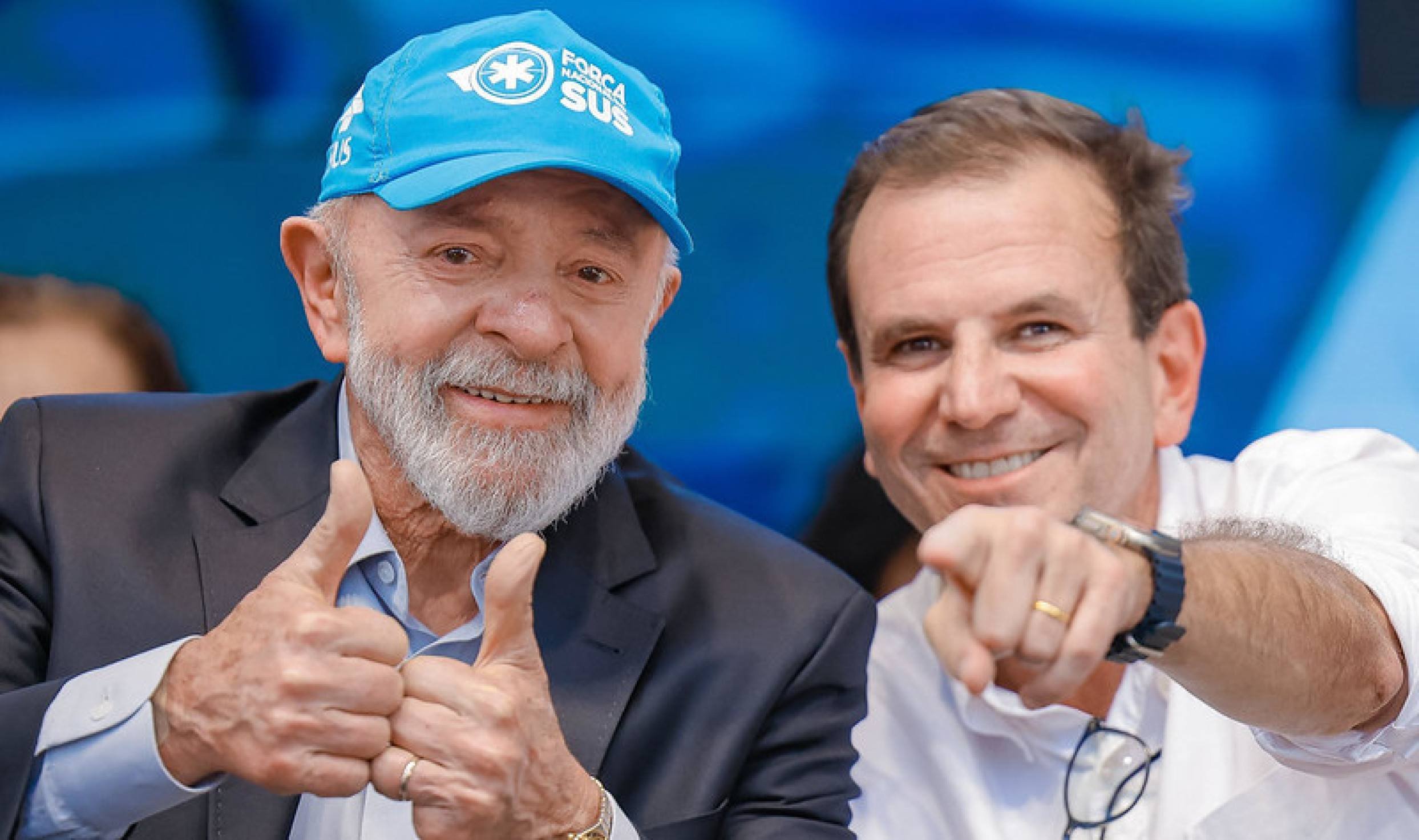 Com Paes, Lula critica ausência de governador Cláudio Castro em evento no RJ