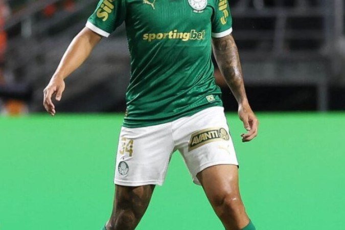 NAVES - Uma das novidades na escalação, na formação feita por Abel Ferreira. Se destacou por aparecer mais no campo de ataque, quando o Palmeiras esteva com um a mais. Nota: 6 - Foto: Cesar Greco/Palmeiras