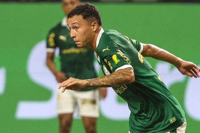 LUIGHI - Outro que veio do banco para dar mais fluidez no ataque, mas também não conseguiu aparecer bem no jogo. Nota: 6 - Foto: Fabio Menotti/Palmeiras