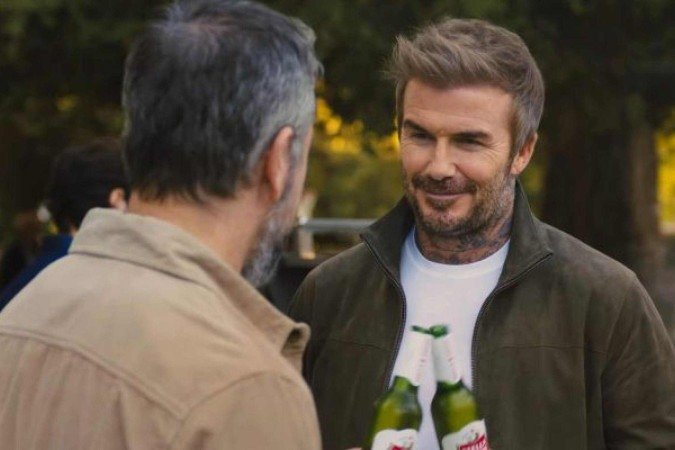 David Beckham participa de campanha da Stella Artois para Super Bowl LIX - (crédito: Foto: Reprodução/Youtube) David Beckham participa de campanha da Stella Artois para Super Bowl LIX - (crédito: Foto: Reprodução/Youtube)