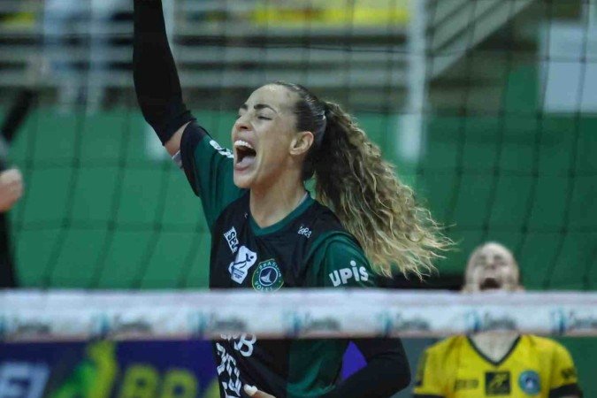 Time brasiliense conseguiu resultado na base da imposição contra um dos piores times da Superliga - (crédito: Daniel Mafra/CBV) Time brasiliense conseguiu resultado na base da imposição contra um dos piores times da Superliga - (crédito: Daniel Mafra/CBV)