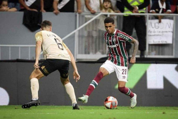 Riquelme em ação com a camisa do Fluminense no clássico com o Vasco - (crédito: Foto: Marcelo Gonçalves/Fluminense) Riquelme em ação com a camisa do Fluminense no clássico com o Vasco - (crédito: Foto: Marcelo Gonçalves/Fluminense)