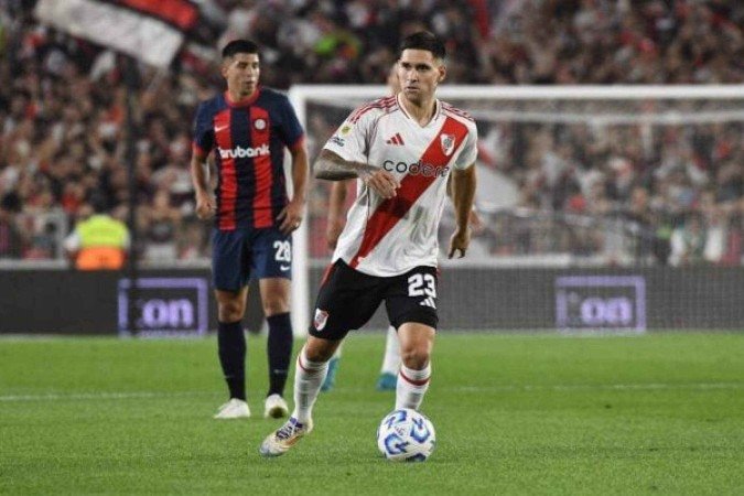 Villagra atua no River Plate e está na mira do CSKA Moscou - (crédito: Federico Peretti/Getty Images) Villagra atua no River Plate e está na mira do CSKA Moscou - (crédito: Federico Peretti/Getty Images)
