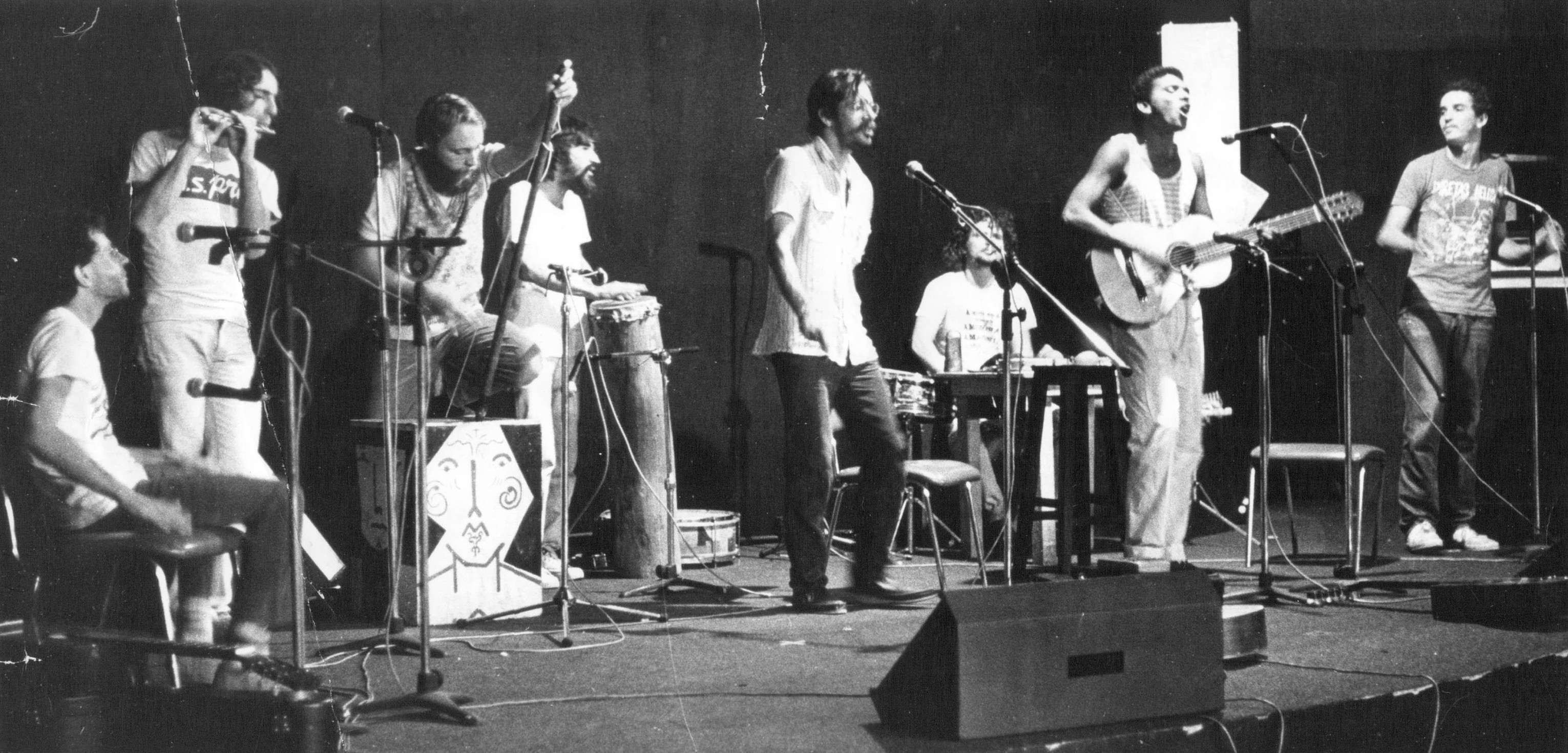 Liga Tripa tamb&eacute;m se apresentava nos palcos