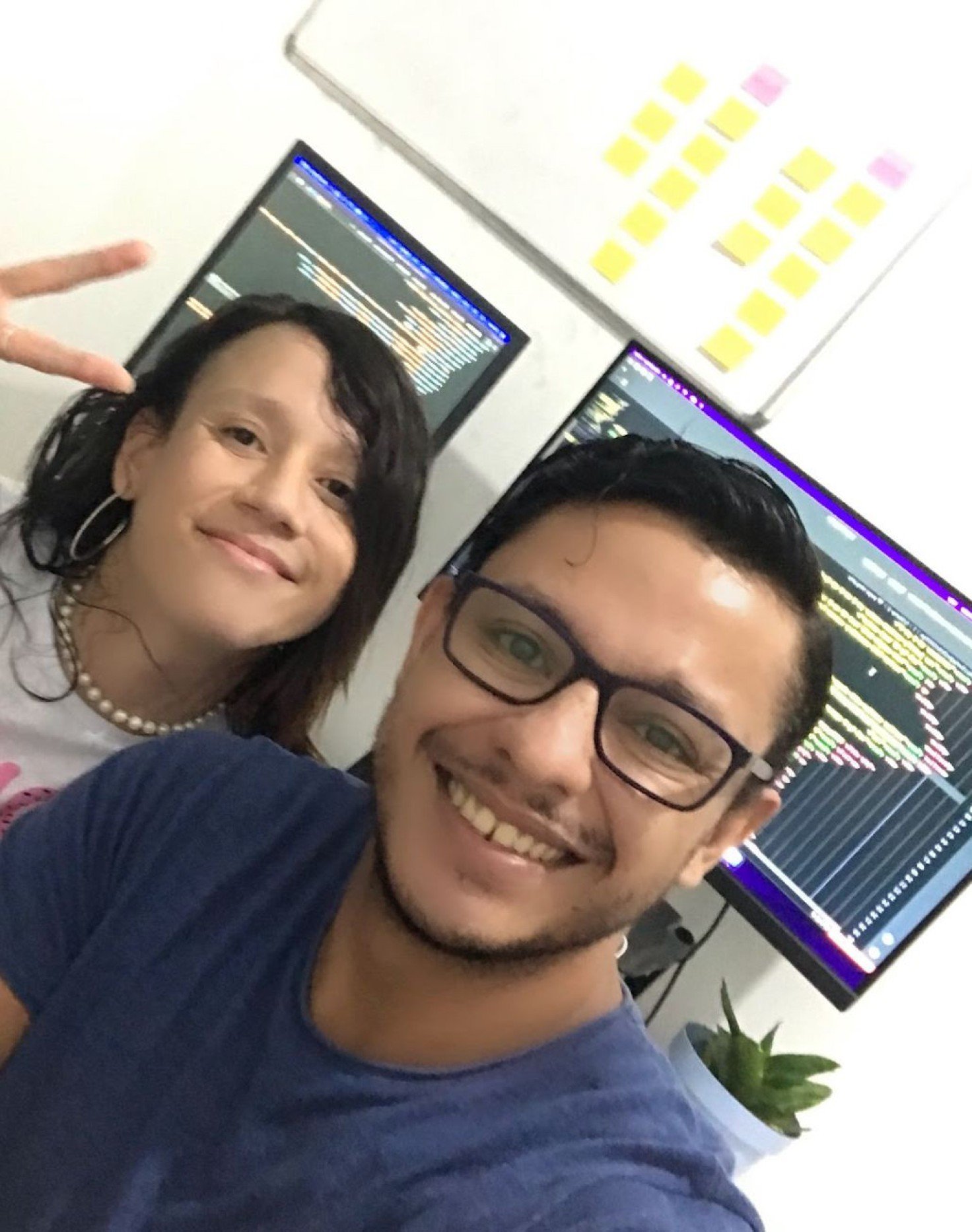 Thalles e Yui em 2022, durante a formação