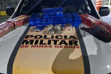 MG: polícia apreende R$ 120 mil em maconha em carro de aplicativo - PMRv
