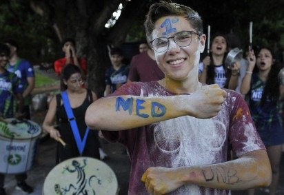 Matheus de Barros não esperava o primeiro lugar no curso de medicina -  (crédito: Fotos:  Minervino Júnior/CB/D.A Press.)
