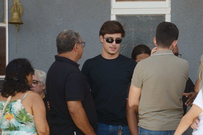 Gabriel Ferreira, um dos filhos de Adriano: estava desconsolado 