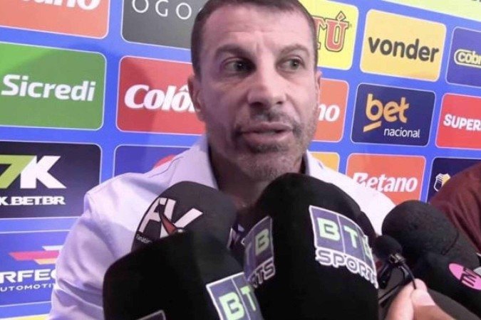 Presidente do Vasco, Pedrinho fala à imprensa após sorteio da Copa do Brasil - (crédito: Foto: Reprodução / YouTube) Presidente do Vasco, Pedrinho fala à imprensa após sorteio da Copa do Brasil - (crédito: Foto: Reprodução / YouTube)