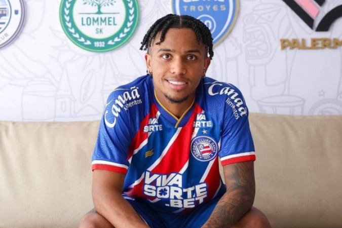 Kayky retorna ao Bahia  -  (crédito: Foto: Catarina Brandão / EC Bahia)