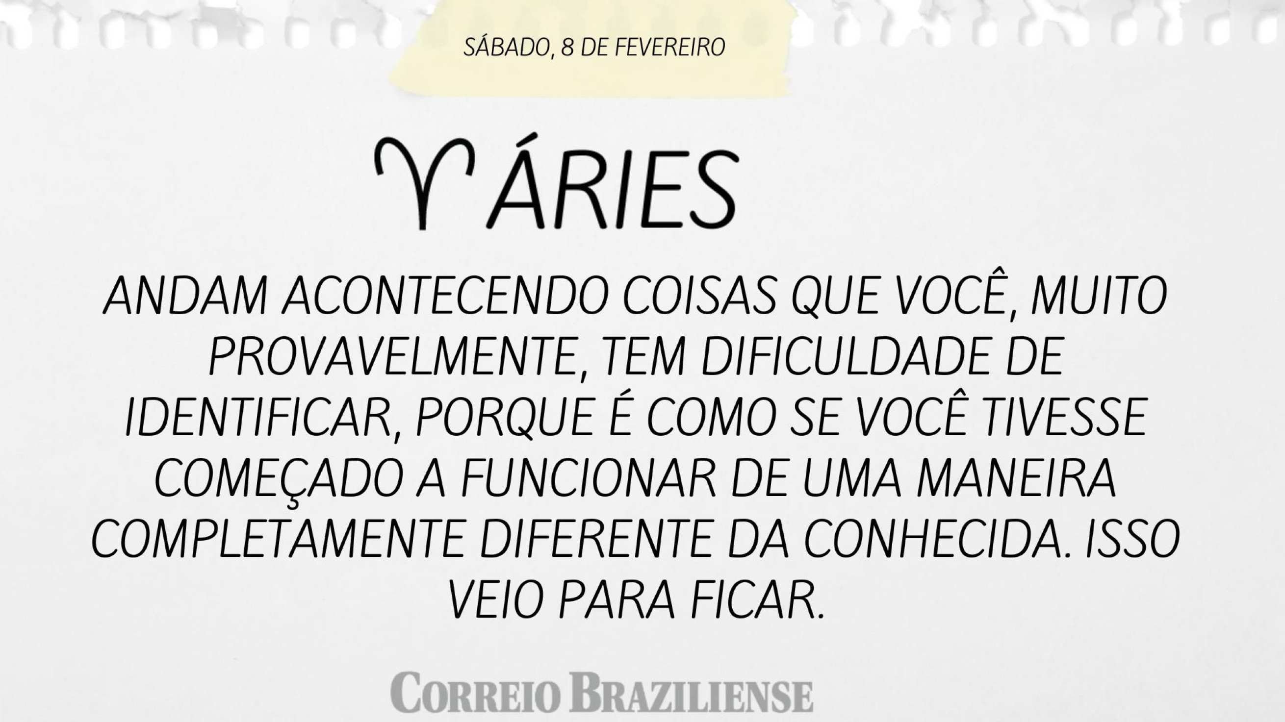 &Aacute;RIES | 8 DE FEVEREIRO