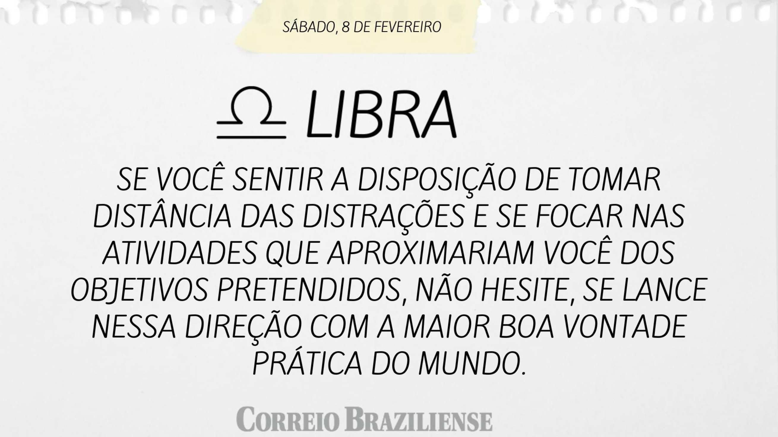 LIBRA | 8 DE FEVEREIRO