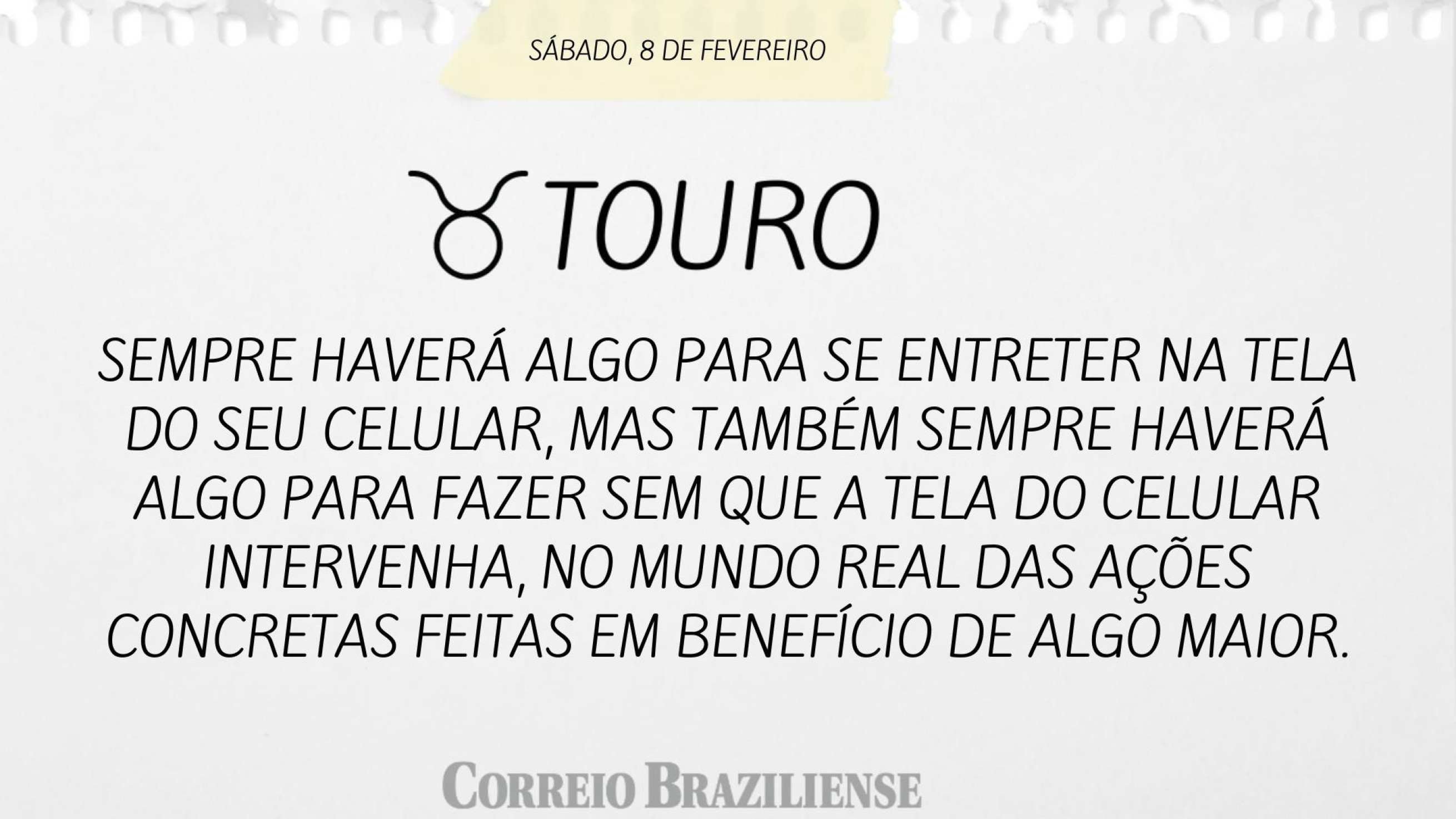 TOURO | 8 DE FEVEREIRO