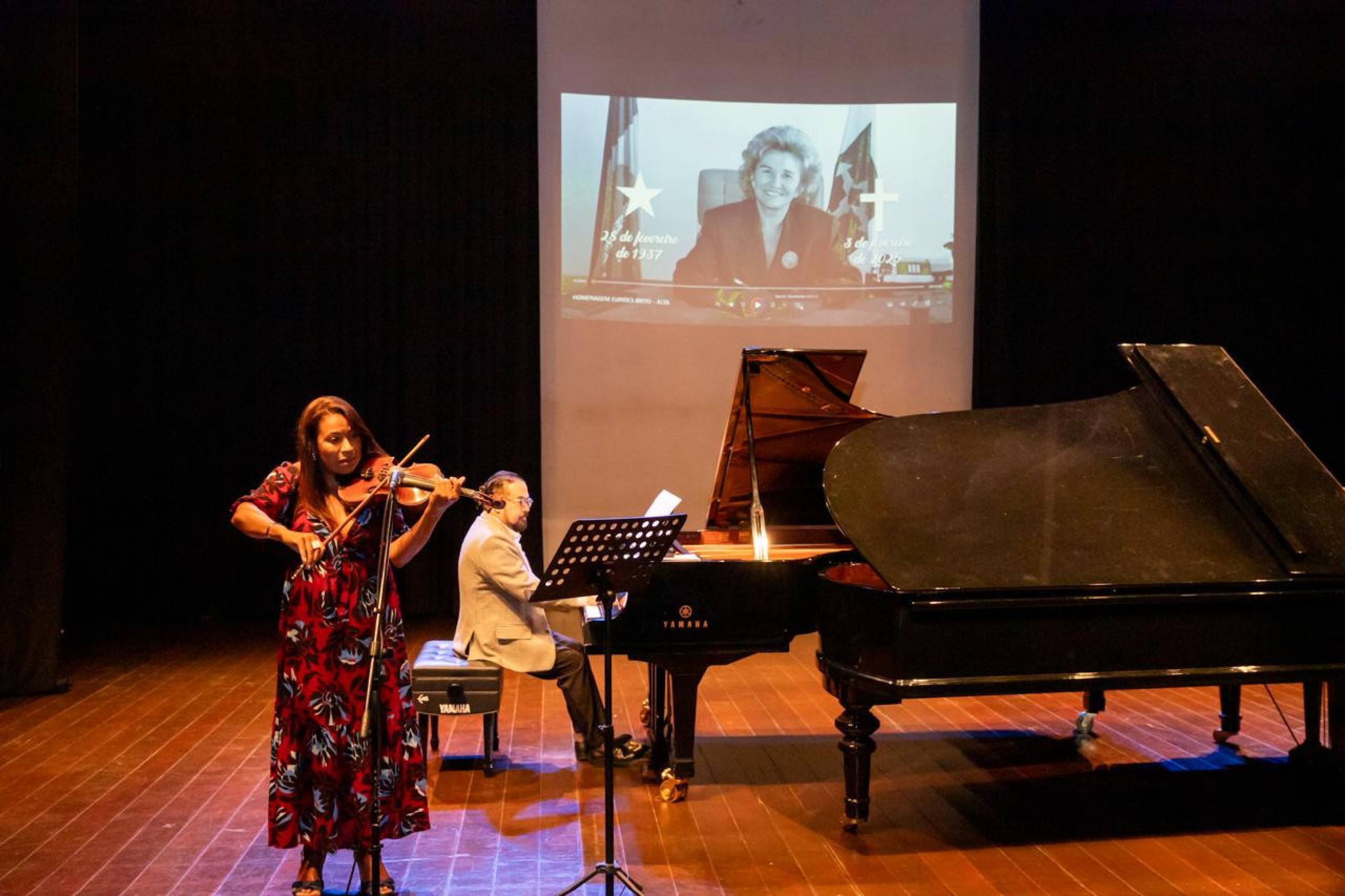  Homenagem na Escola de Música de Brasília para a ex-secretaria de Educação e ex-deputada, Eurides Brito, que faleceu em 3 de fevereiro