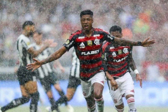 Bruno Henrique foi decisivo na final da supercopa do Brasil contra o Botafogo, em Belém - (crédito: Foto: Gilvan de Souza / CRF) Bruno Henrique foi decisivo na final da supercopa do Brasil contra o Botafogo, em Belém - (crédito: Foto: Gilvan de Souza / CRF)